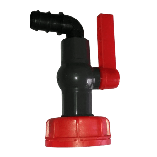 Кран із перехідником DN-50 на внутрішню різьбу 3/4" (шланг 25мм)