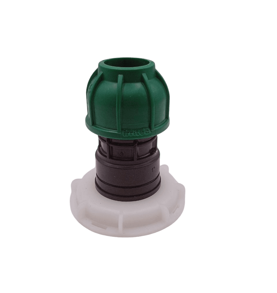 Перехідник DN-50 на трубу Ø25мм (дрібна різьба, Ø62мм)