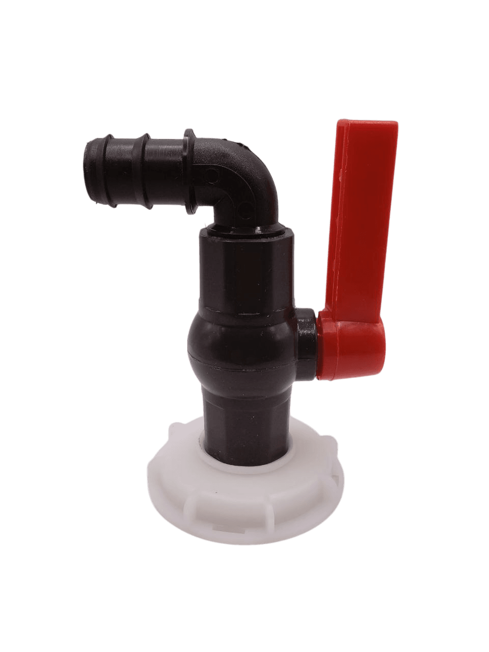 Кран із перехідником DN-50 на шланг 32мм (дрібна різьба, 62мм)