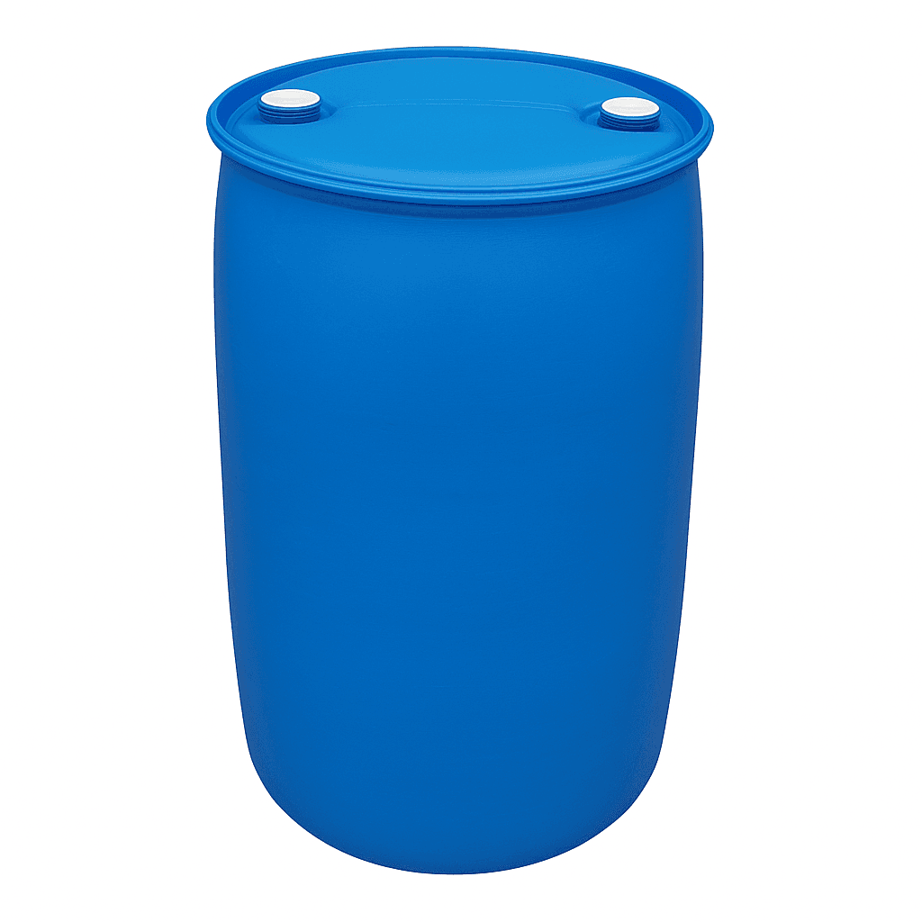 Діжка пластикова під дві корки 200 л б/в