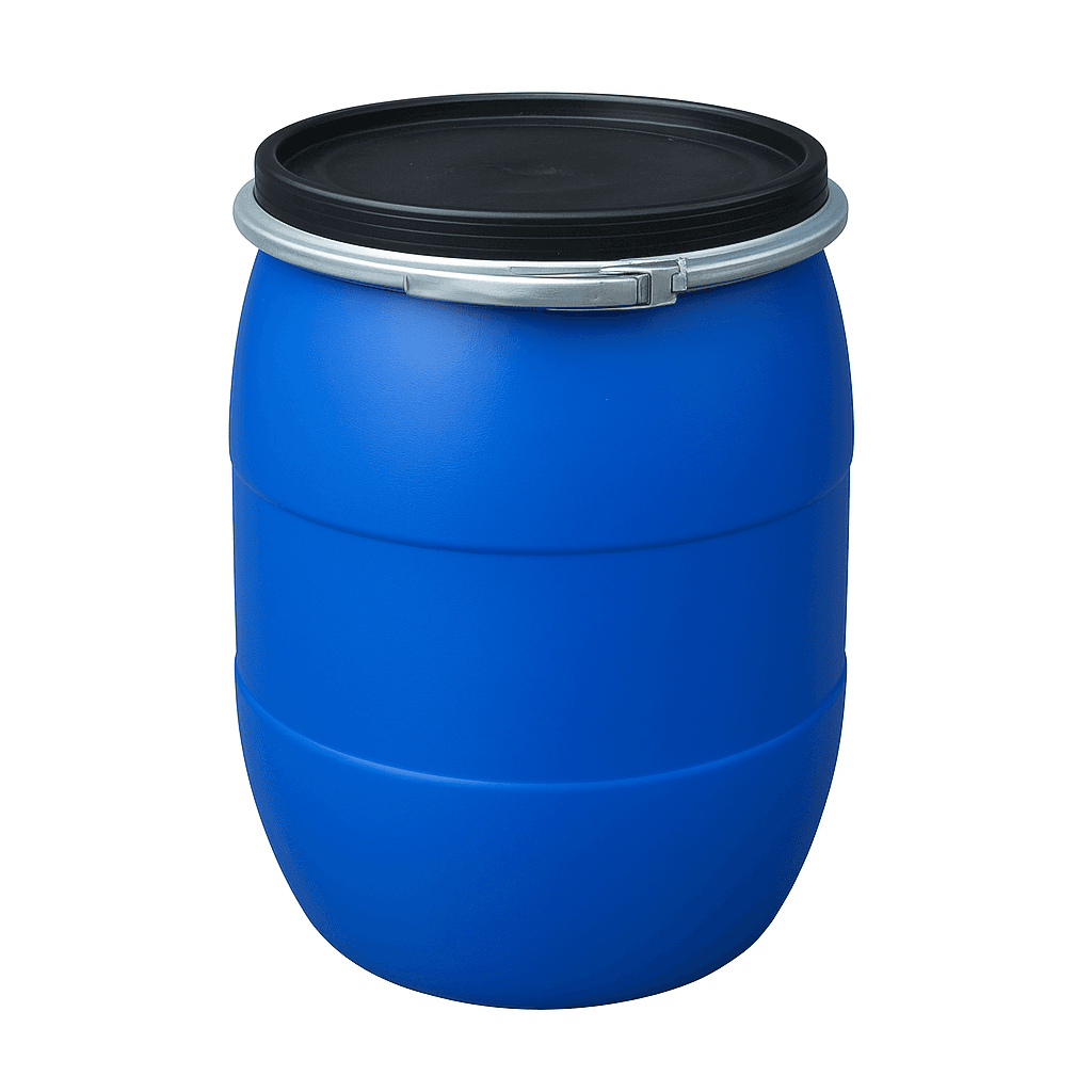 Діжка пластикова під хомут 30 л (б/в)