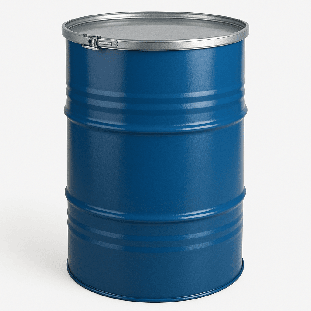 Діжка металева під хомут 200 л харчова (б/в)