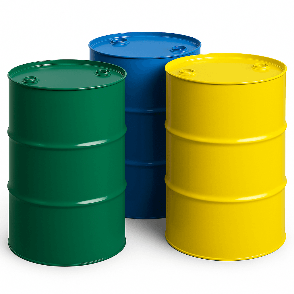 Діжка 216л (металева, 1A1L, для декору)