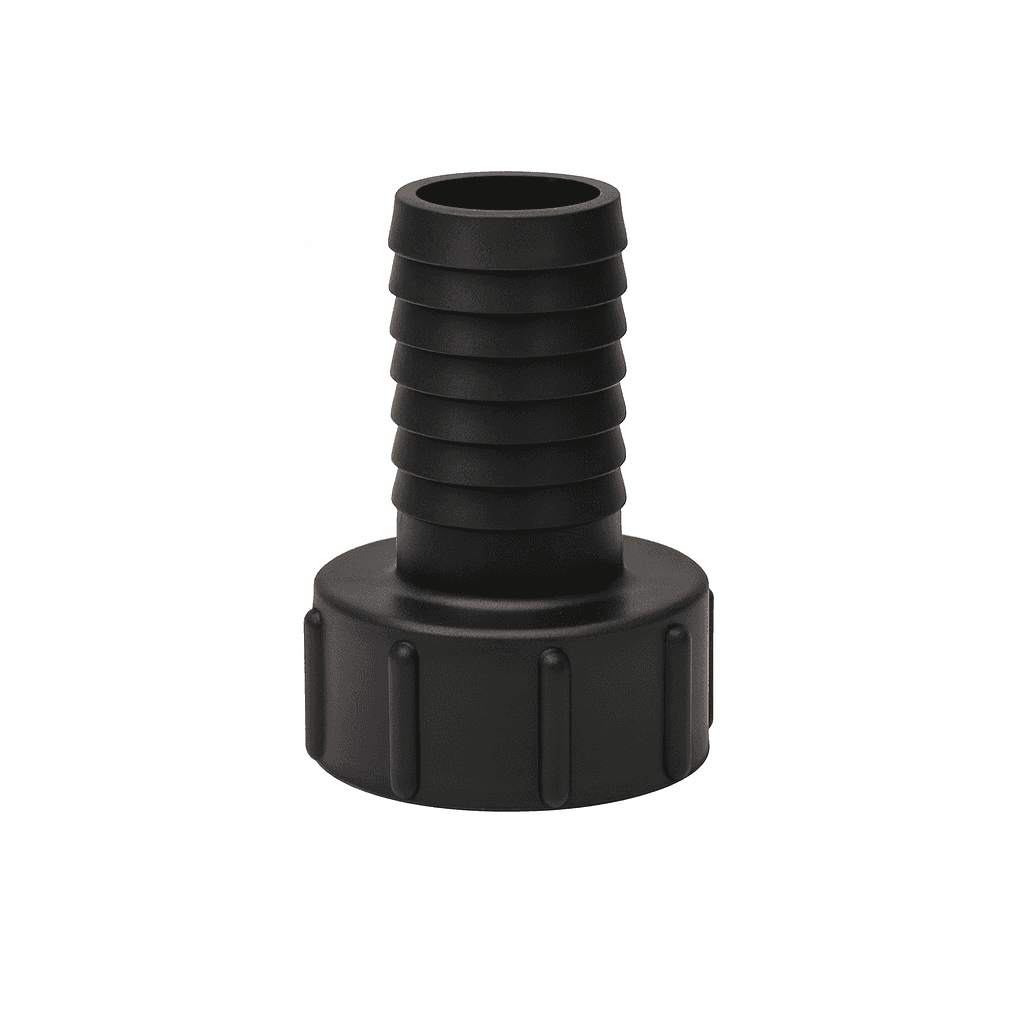 Перехідник DN-50 литий пластиковий на шланг 2х2