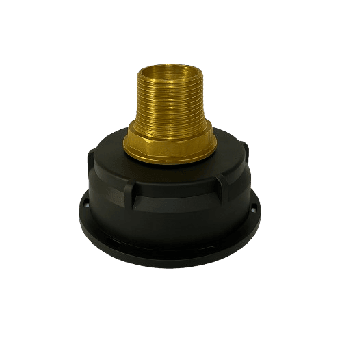 Перехідник DN-50 на різьбу 1" (латунь, дрібна різьба, Ø58мм)