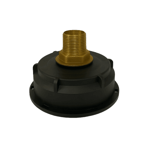 Перехідник DN-50 на різьбу 3/4" (латунь, дрібна різьба, Ø58мм)