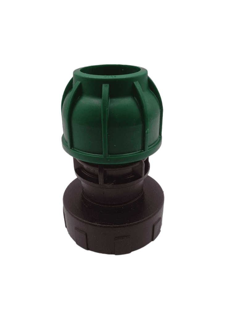 Перехідник DN-50 на трубу 32мм (дрібна різьба, Ø58мм)