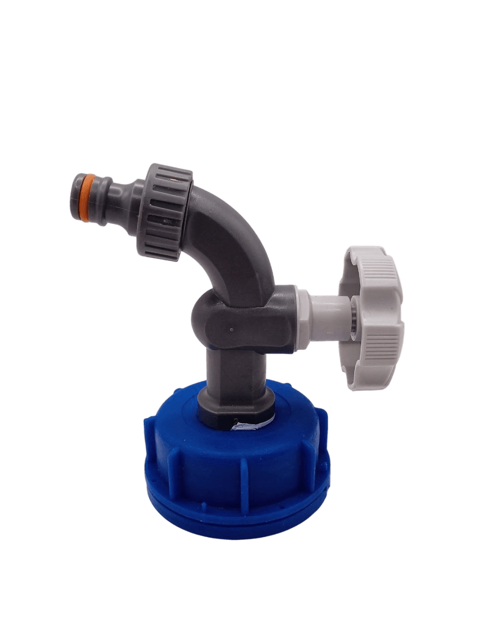 Кран із перехідником DN-50 на штуцер 1"