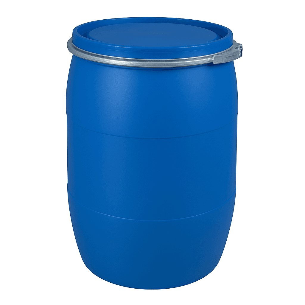 Діжка пластикова під хомут 125л б/в