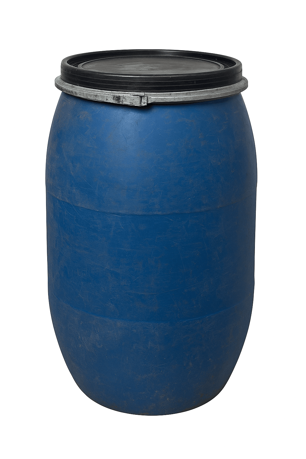 Діжка пластикова під хомут брак 220 л б/в