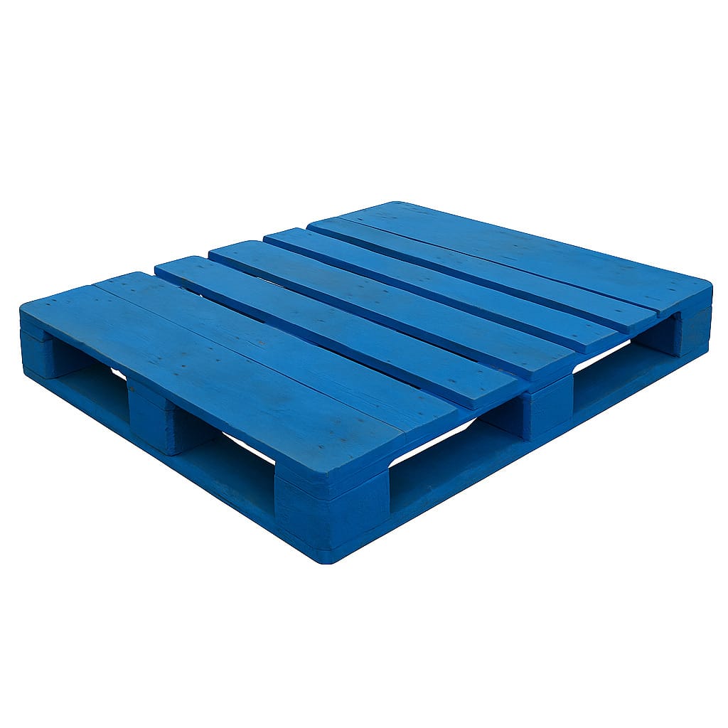 Піддон дерев'яний синій 1200*800