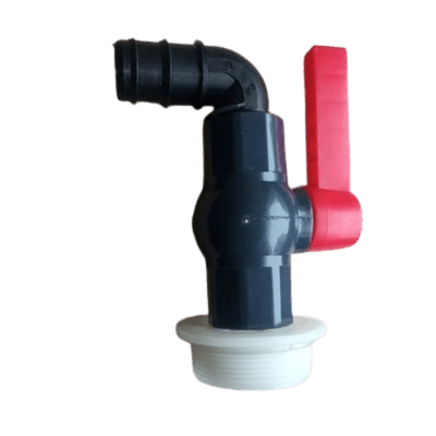 Кран для бочки 1 дюйм шланг 32 мм (дрібна різьба)