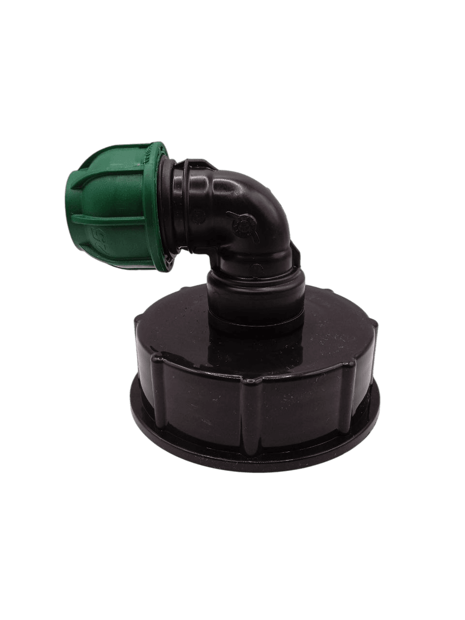 Перехідник DN-100 на трубу Ø32мм (кутовий)