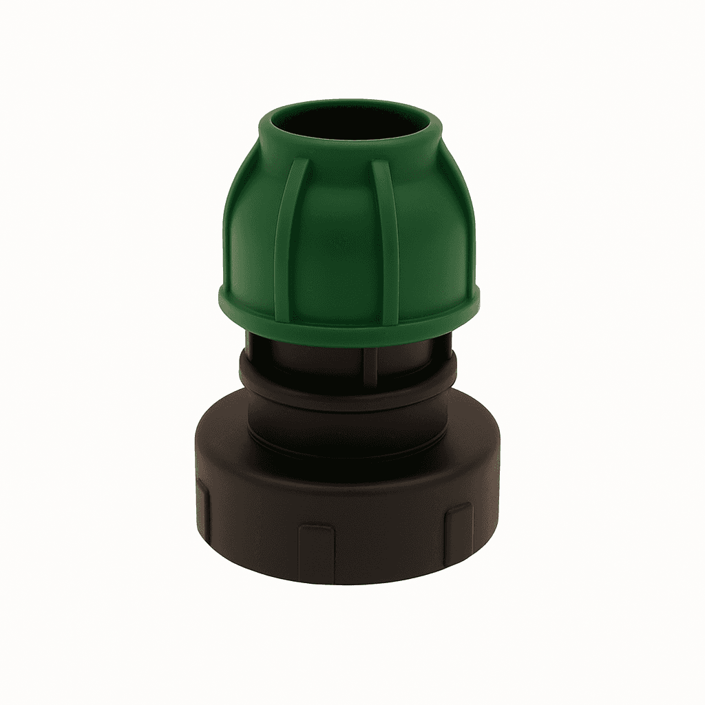 Перехідник DN-50 на трубу 25мм (дрібна різьба, Ø58мм)