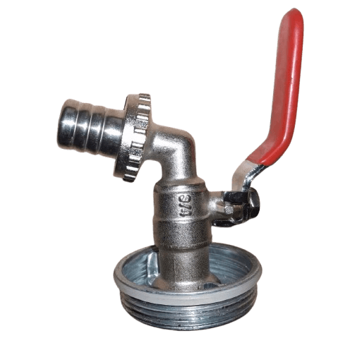 Кришка металева з краном 20-3\4 метал. (на бочку)