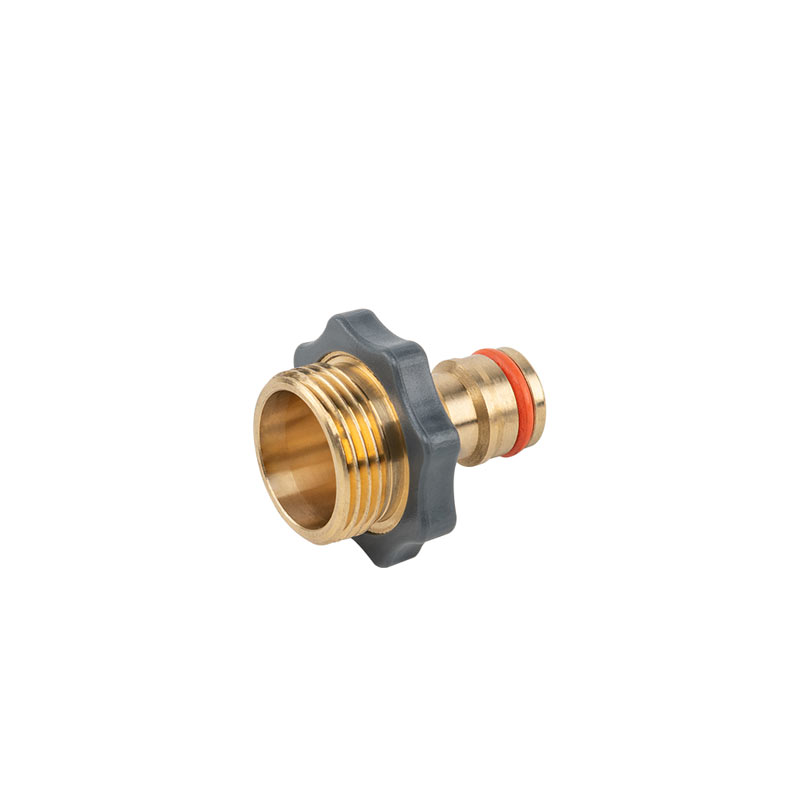 Адаптер латунний із зовнішньою різьбою 3/4", US різьба, BRASS SOFT, BR-S2185-US