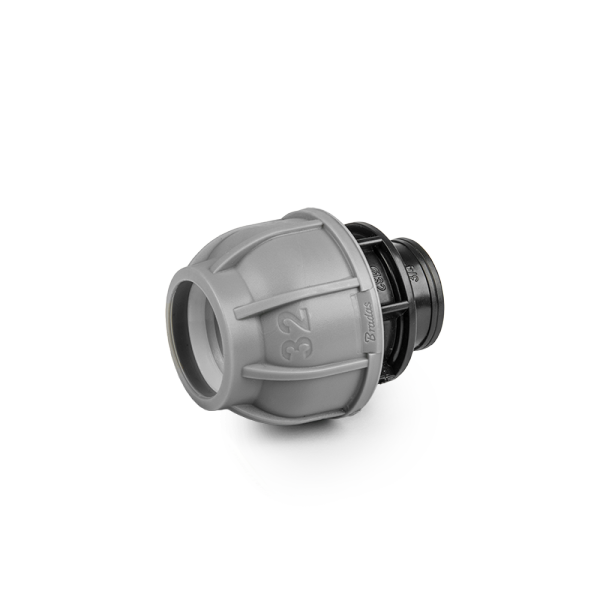 Муфта з'єднувальна для труб PE 50 мм / РЗ 6/4", PN10, DSRA10L50M64