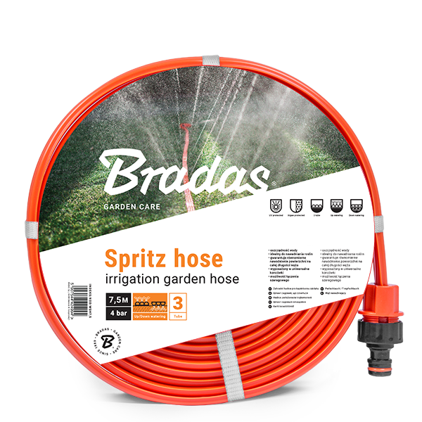 Шланг спринклерний 3-х канальний 7,5м "SPRITZ HOSE", WSH7,5